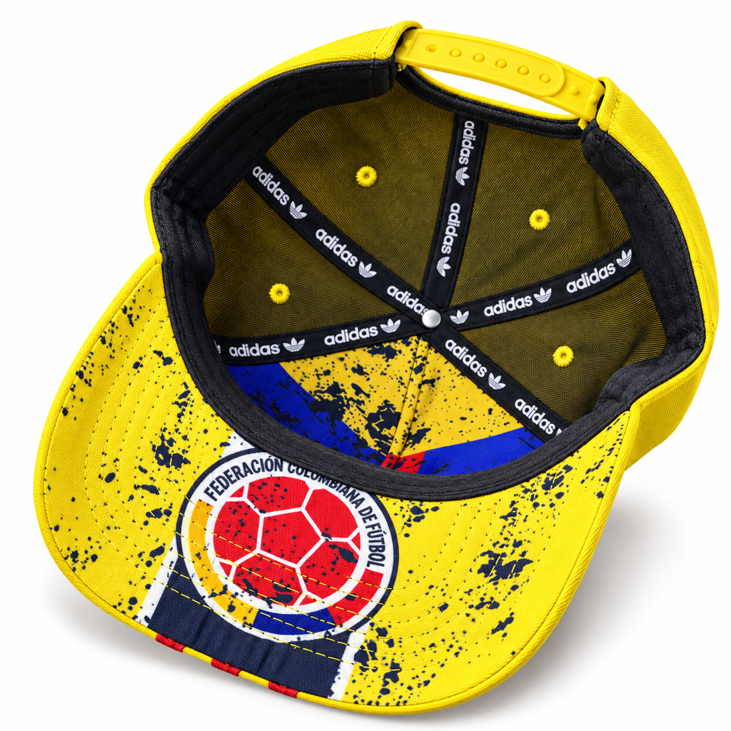 Gorra Colombia Amarilla Adidas con Visera Bordada 🇨🇴