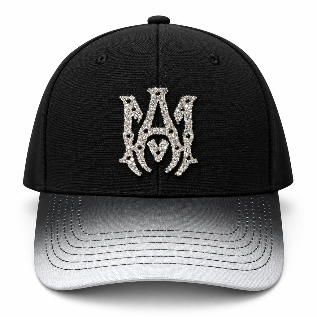 🖤 Gorra AMIRI Monogram Silver ✨