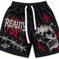Pantaloneta Reality Skull – Negra 💀🔥