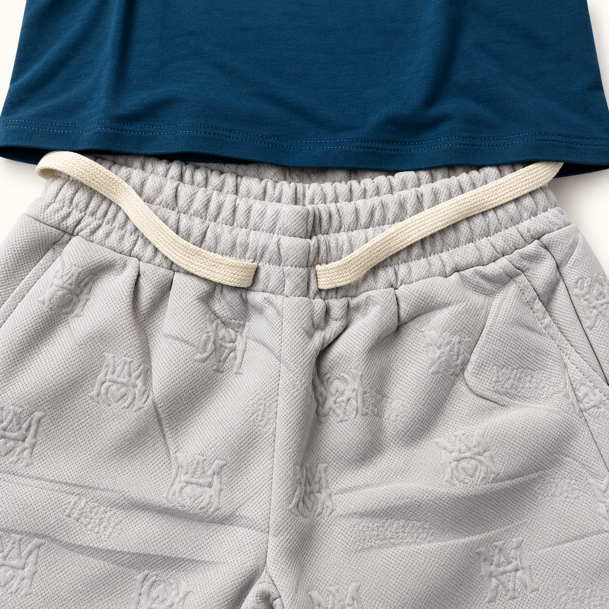🔥 Conjunto Urban Amiri Azul y Gris