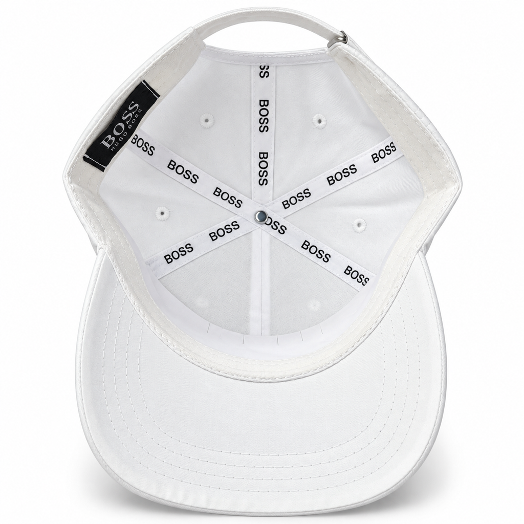Gorra HUGO Signature Blanca y Roja 🧢