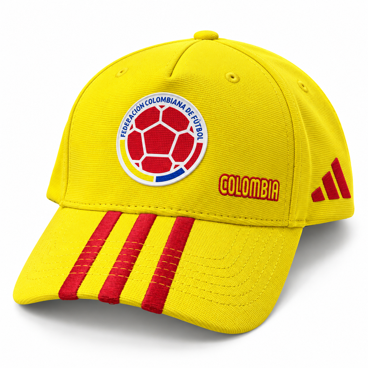 Gorra Colombia Amarilla Adidas con Visera Bordada 🇨🇴