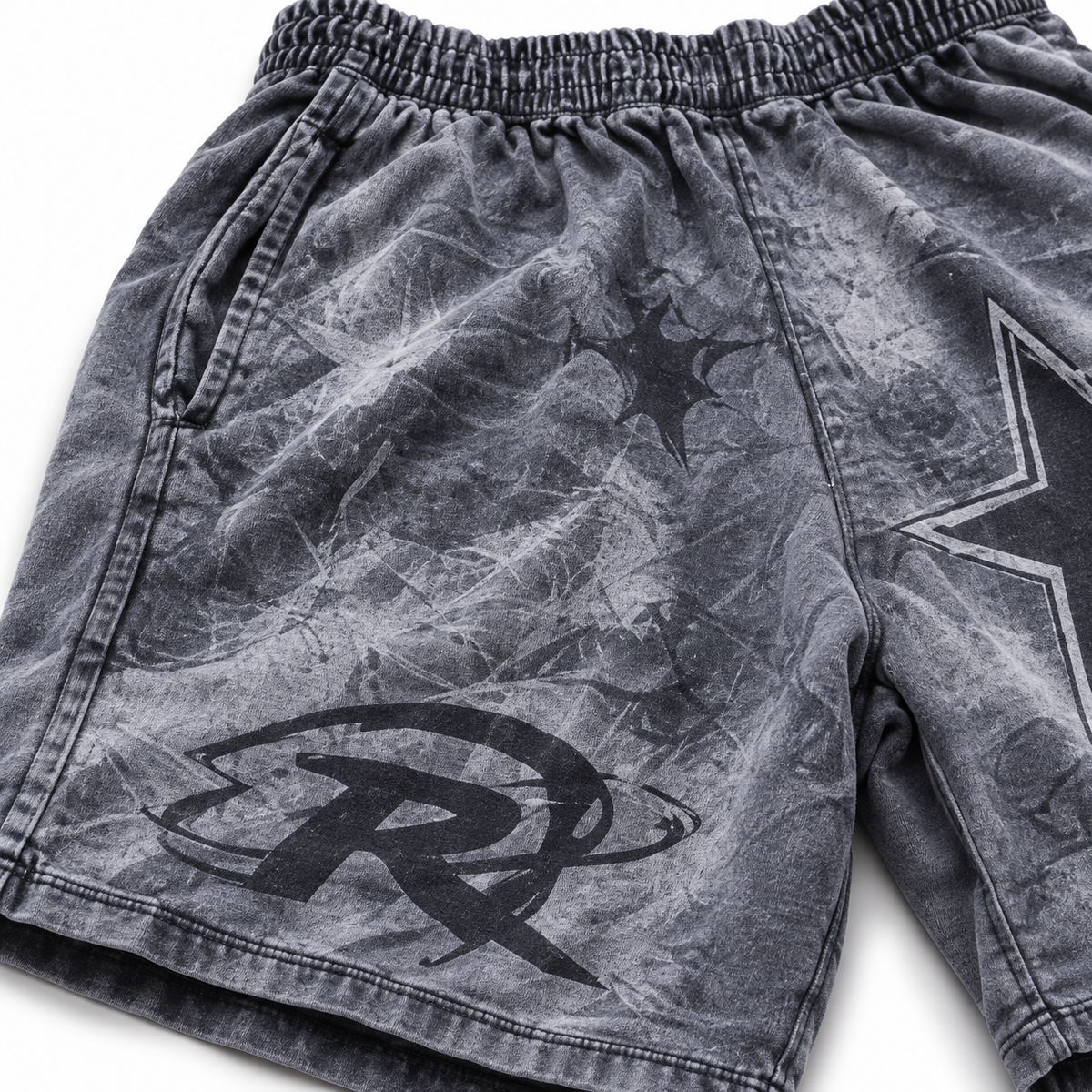 Pantaloneta Urban Star – Gris 🌟🩶