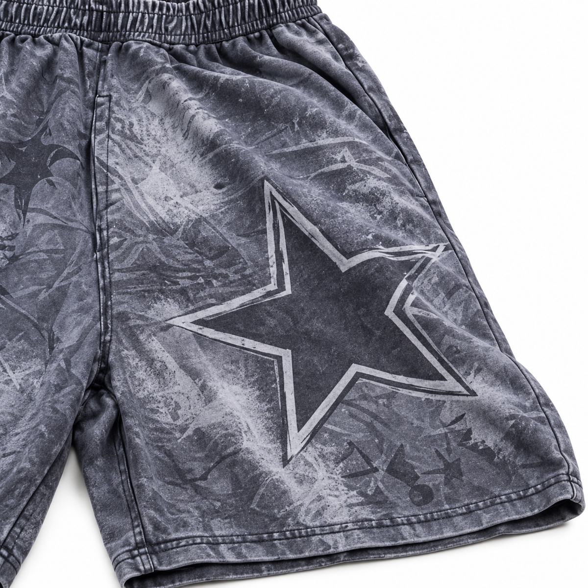 Pantaloneta Urban Star – Gris 🌟🩶