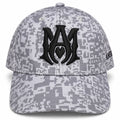 Gorra AMIRI Digital Camo Gris – Ajustable 🩶