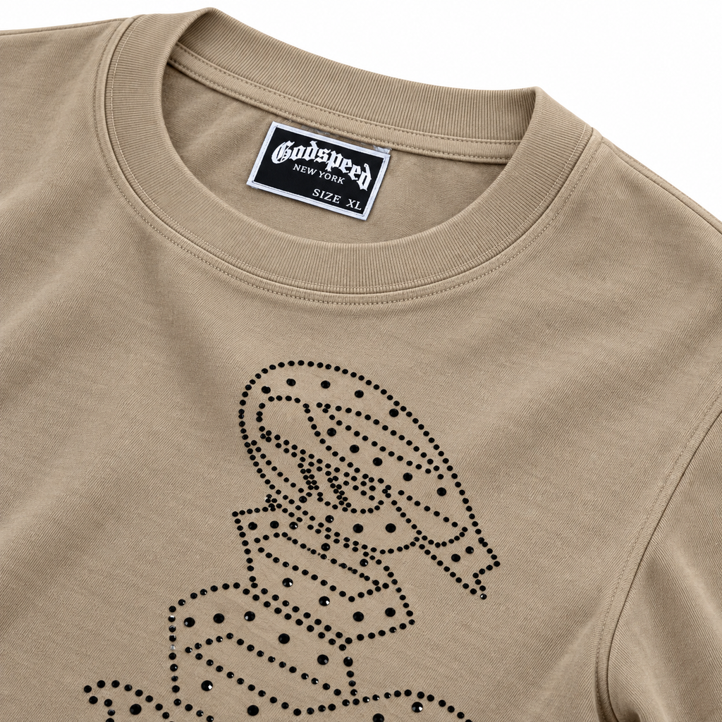 🤎 Camiseta Godspeed Vertical – Beige