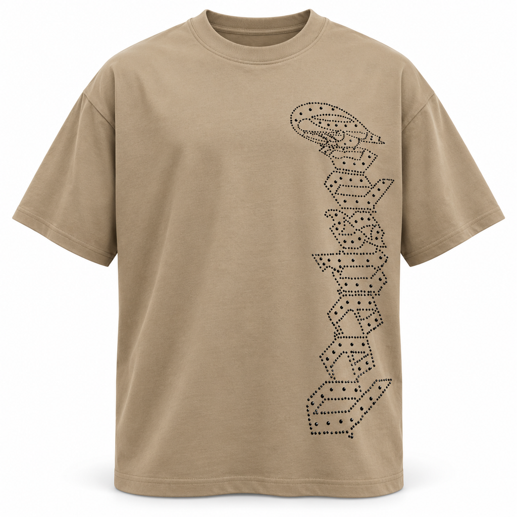 🤎 Camiseta Godspeed Vertical – Beige