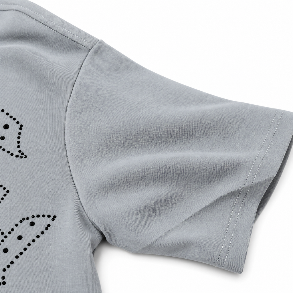 🩶 Camiseta Godspeed Vertical – Gris
