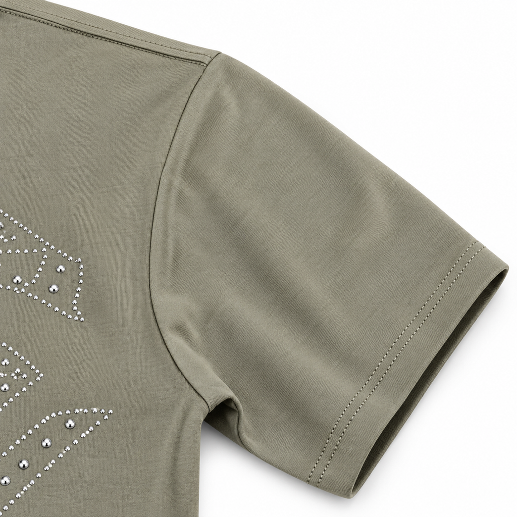 🩶 Camiseta Godspeed Vertical – Gris Carbón