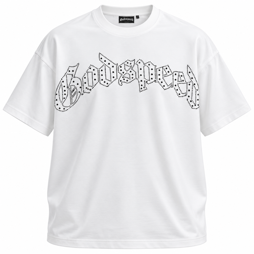 🤍 Camiseta Godspeed blanca – Fighter Jets ✈️