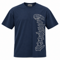 🔵 Camiseta Godspeed Vertical – Azul Marino