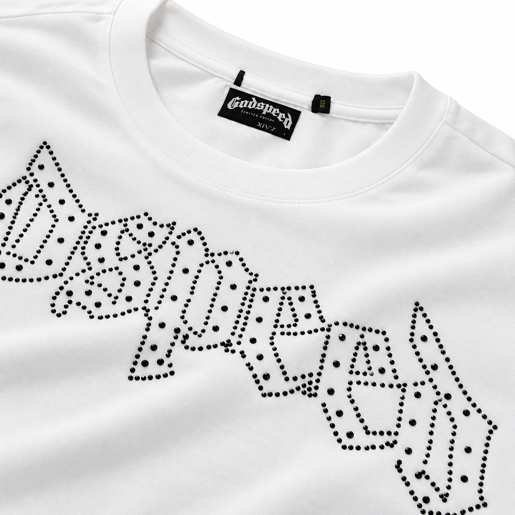 🤍 Camiseta Godspeed blanca – Fighter Jets ✈️
